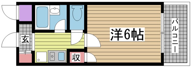 神戸市東灘区御影塚町(阪神本線石屋川駅)のマンション賃貸物件 間取画像