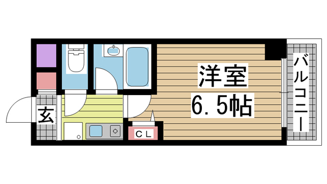 神戸市中央区雲井通(JR東海道本線(近畿)三ノ宮駅)のマンション賃貸物件 間取画像