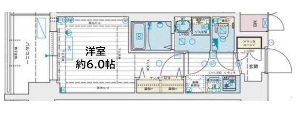 神戸市中央区脇浜町(阪神本線春日野道駅)のマンション賃貸物件 間取画像