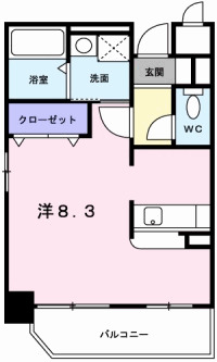 神戸市長田区水笠通(JR山陽本線新長田駅)のマンション賃貸物件 間取画像