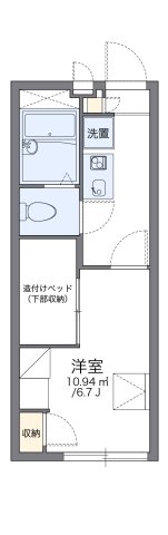 神戸市東灘区住吉南町(阪神本線住吉駅)のアパート賃貸物件 間取画像