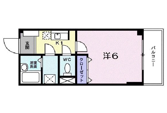 神戸市東灘区北青木(阪神本線青木駅)のマンション賃貸物件 間取画像
