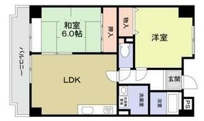 神戸市兵庫区佐比江町(JR東海道本線(近畿)神戸駅)のマンション賃貸物件 間取画像