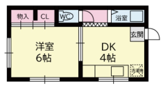 神戸市灘区下河原通(阪神本線大石駅)のアパート賃貸物件 間取画像