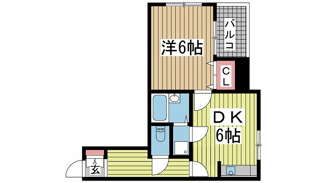 神戸市垂水区宮本町（ＪＲ山陽本線垂水駅）のマンション賃貸物件 間取画像