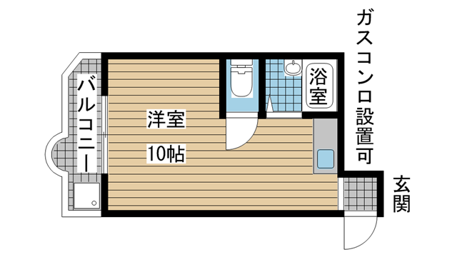 神戸市長田区戸崎通（ＪＲ山陽本線新長田駅）のマンション賃貸物件 間取画像