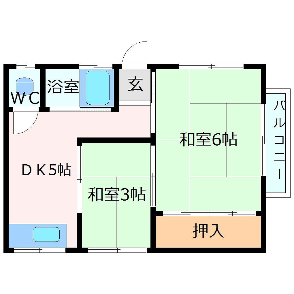 神戸市中央区上筒井通（ＪＲ東海道本線（近畿）灘駅）のマンション賃貸物件 間取画像