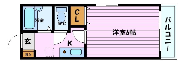 神戸市中央区吾妻通（ＪＲ東海道本線（近畿）三ノ宮駅）のマンション賃貸物件 間取画像