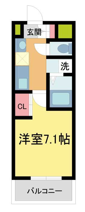神戸市東灘区御影本町(阪神本線御影駅)のマンション賃貸物件 間取画像