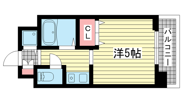 神戸市中央区八雲通(阪急神戸線春日野道駅)のマンション賃貸物件 間取画像